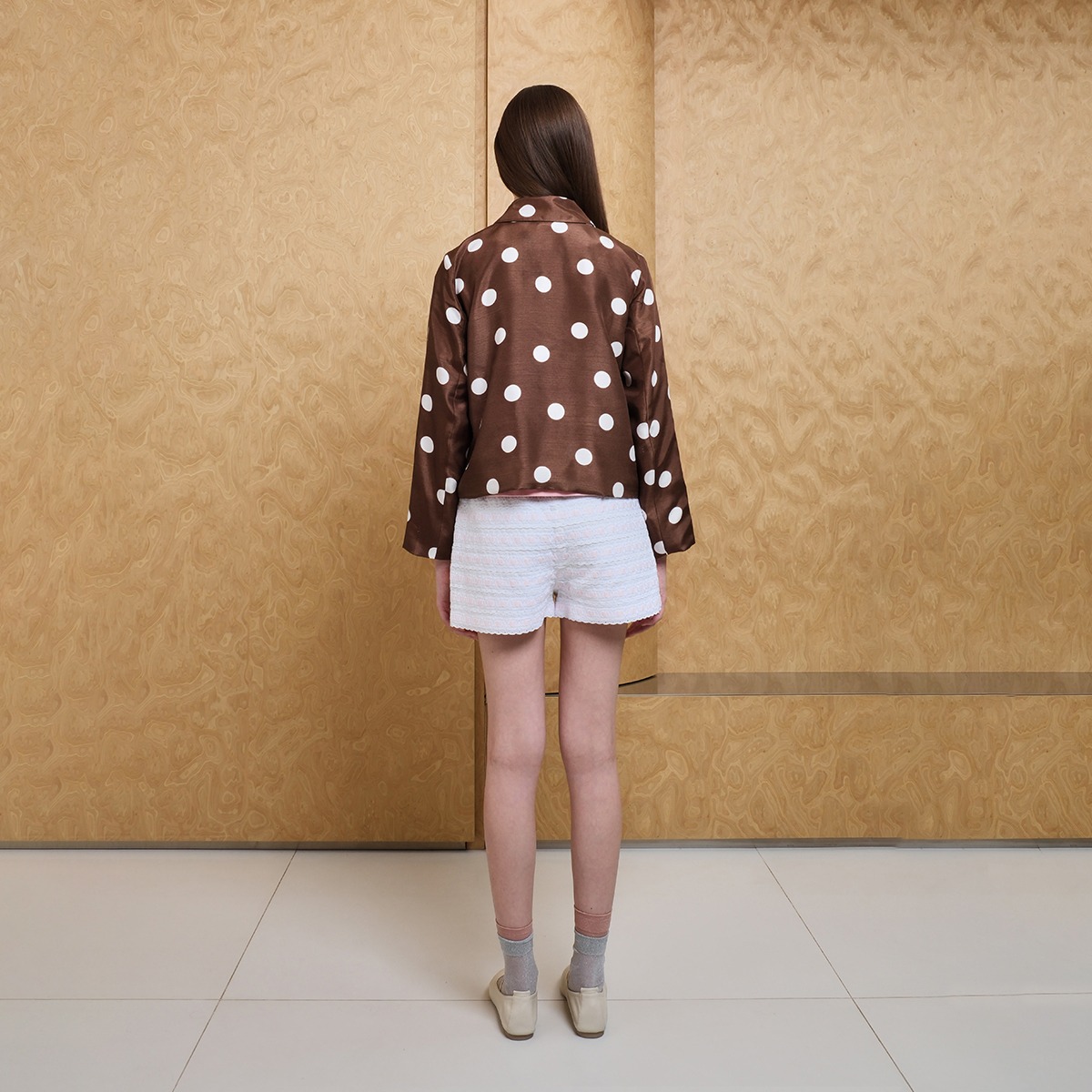 Polkadot Shirt Jacket