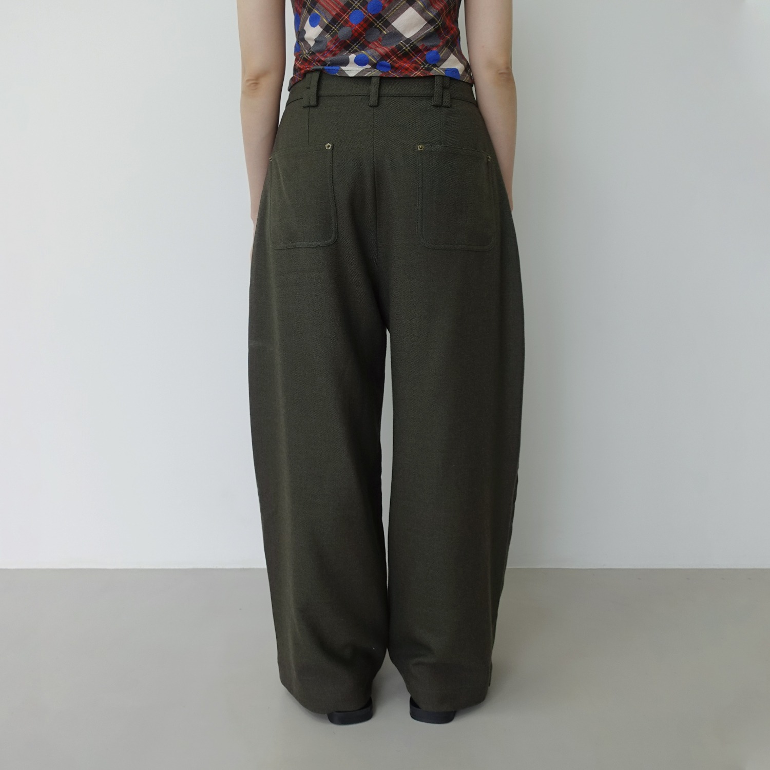 Rivet Soft Curve Pants in Dark Olive