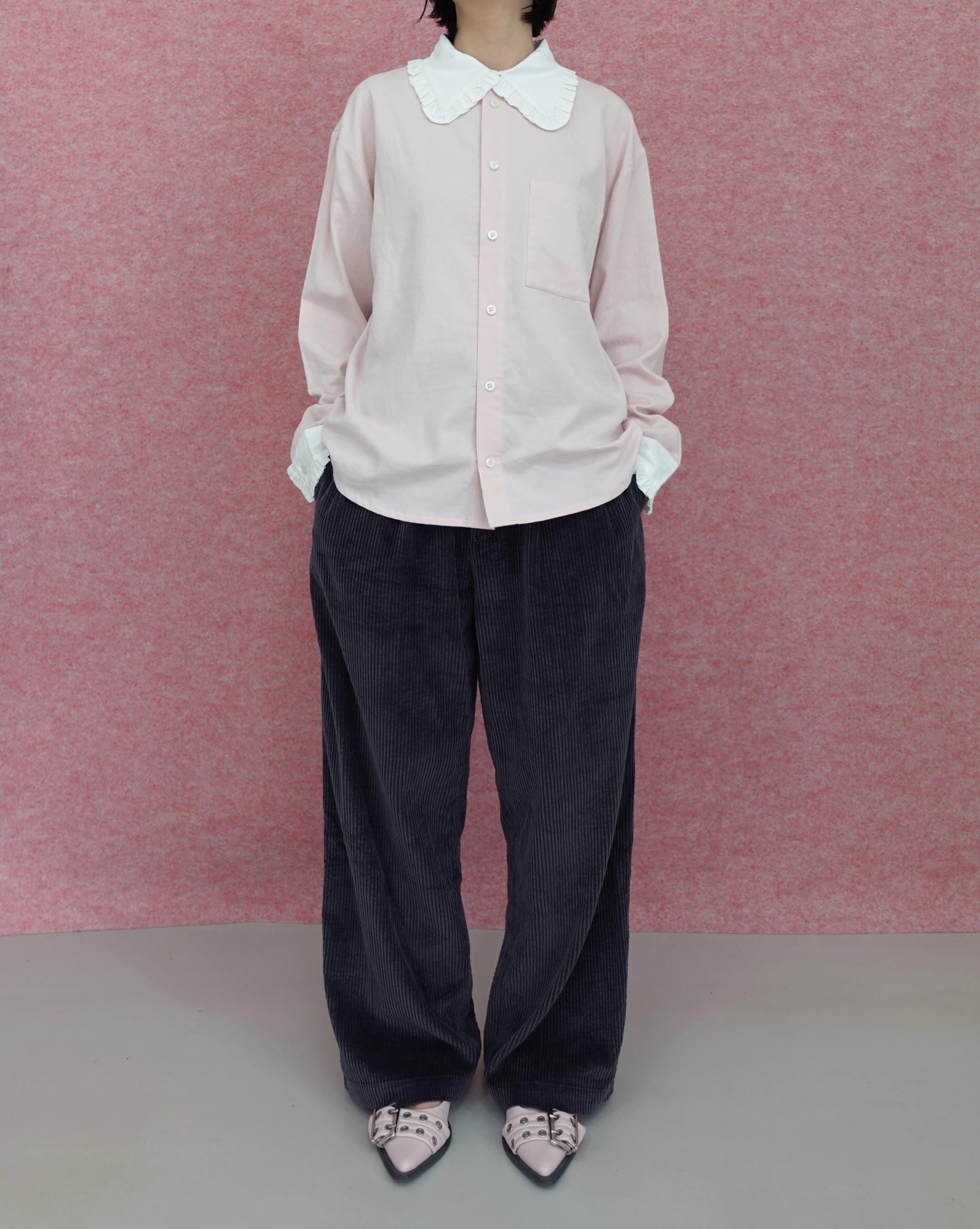 Strawberry Milk LS Shirt in Pink