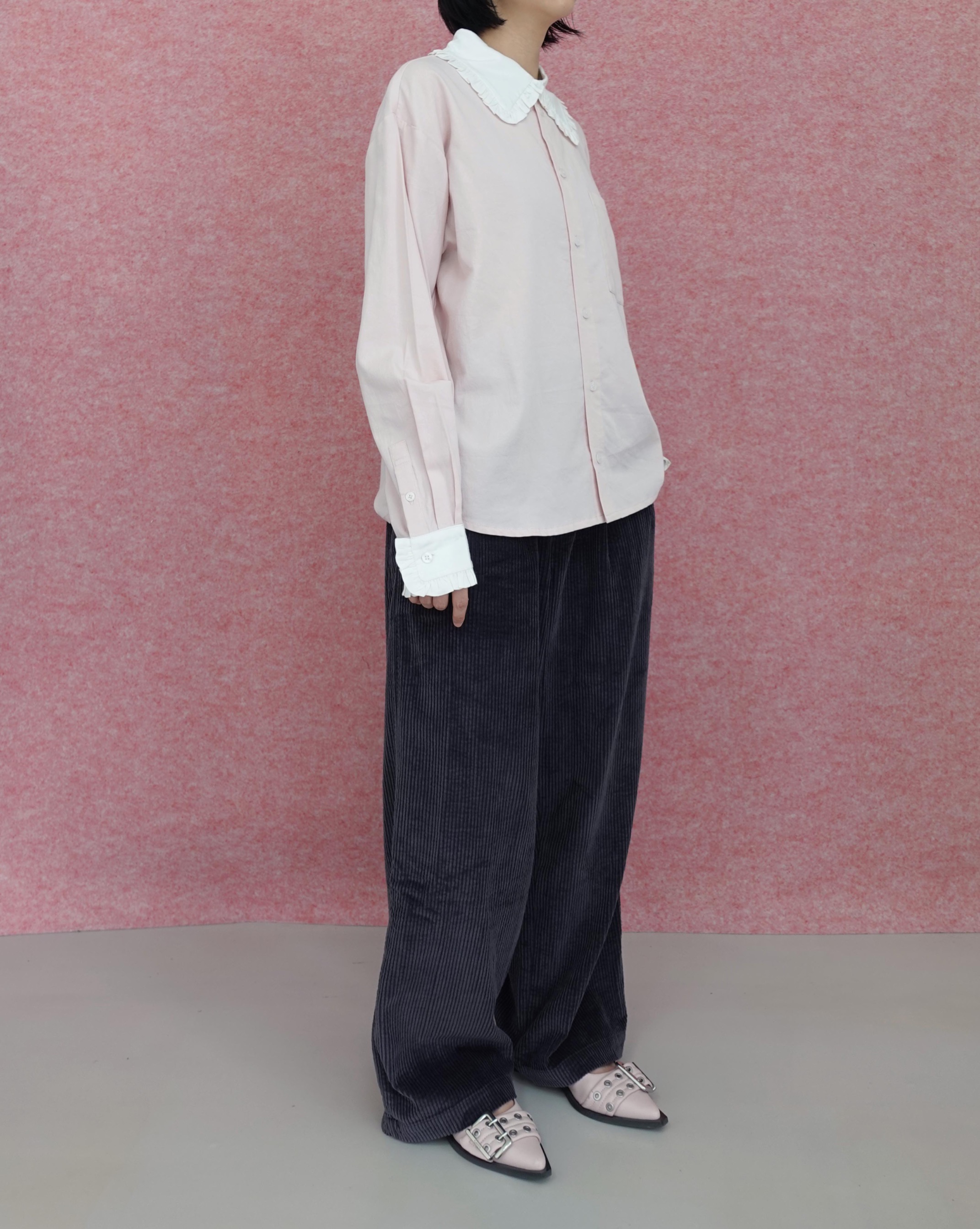 Strawberry Milk LS Shirt in Pink