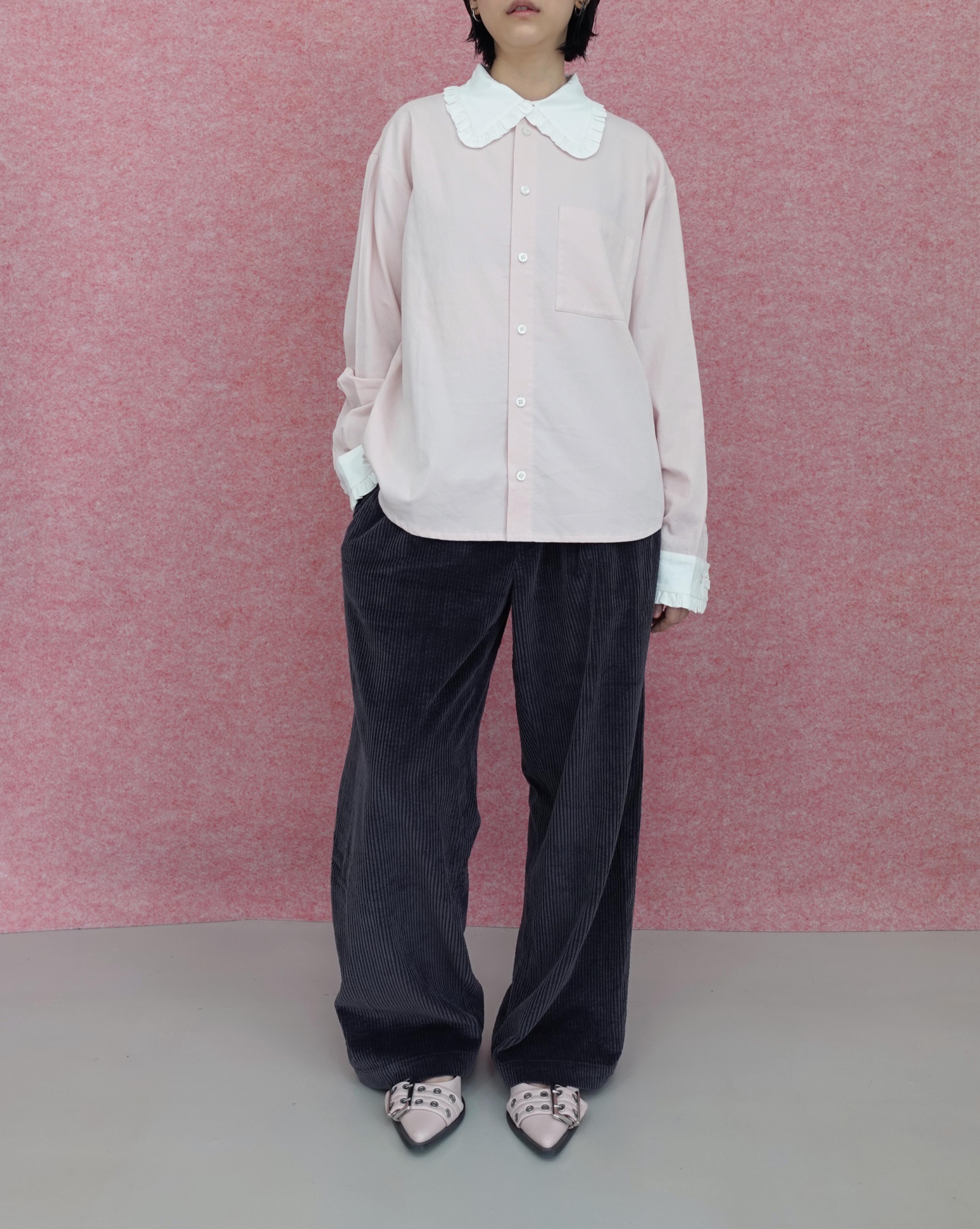 Strawberry Milk LS Shirt in Pink