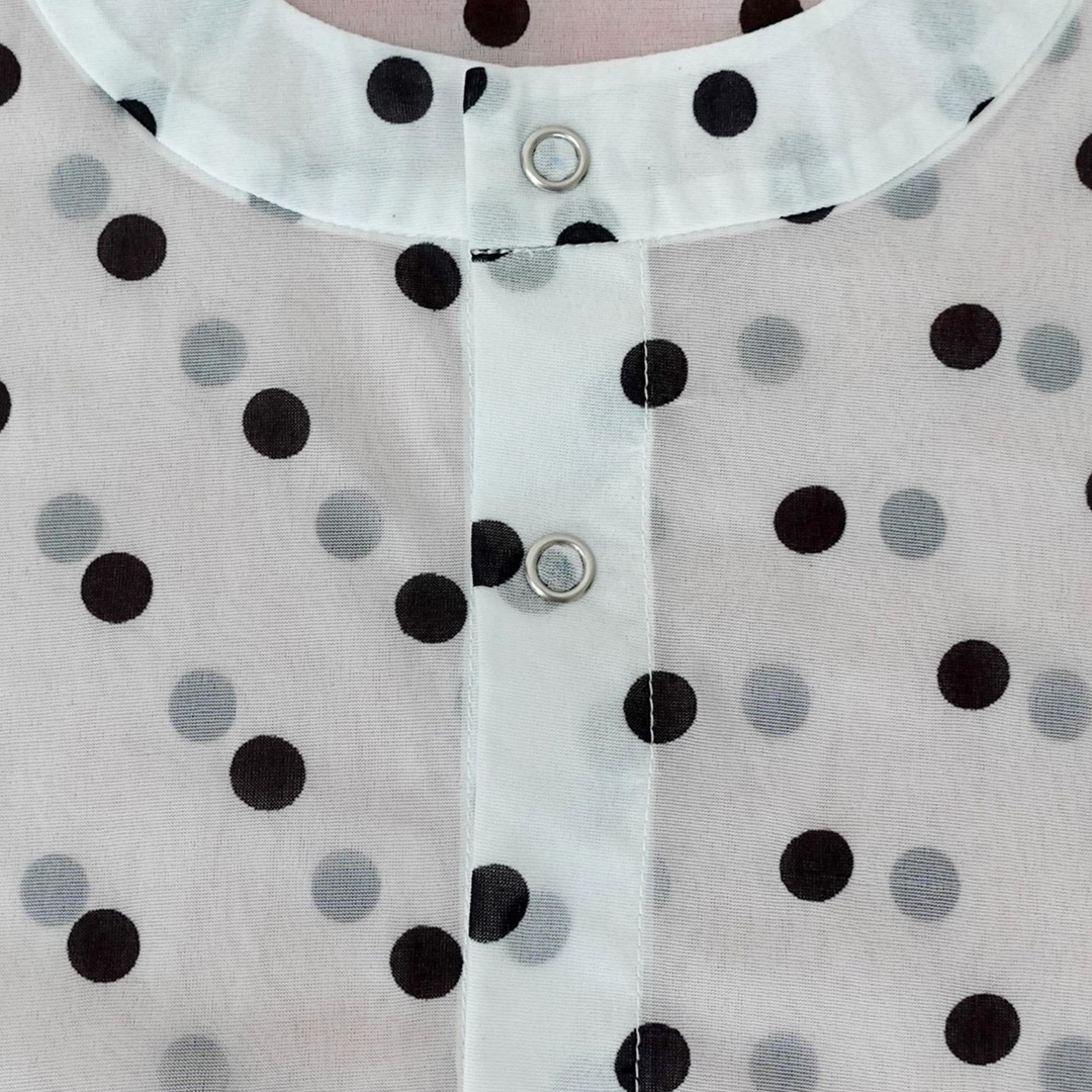 Polkadot Sheer Frill Cardigan