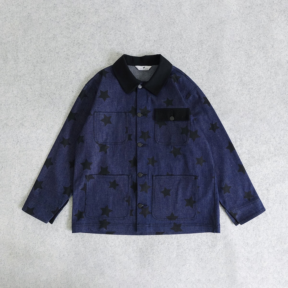Star Chore Jacket with Black Collar