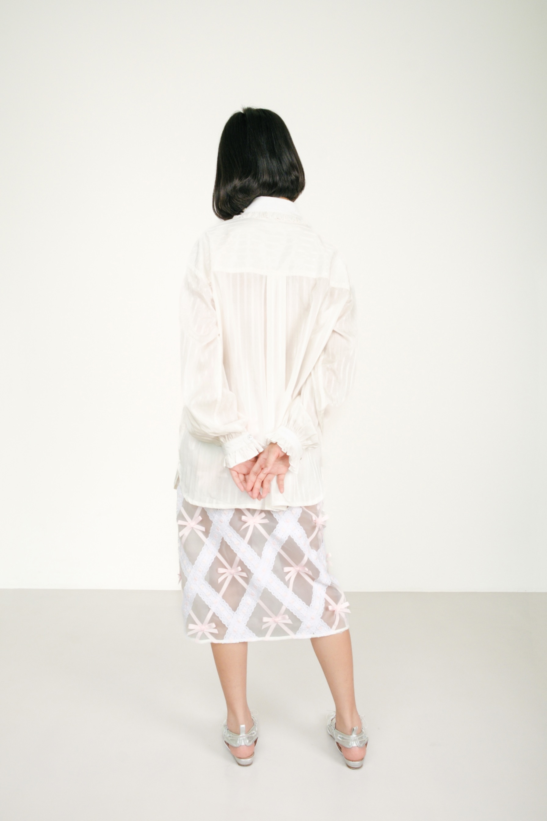 Scandi Girl Lucent Shirt - White