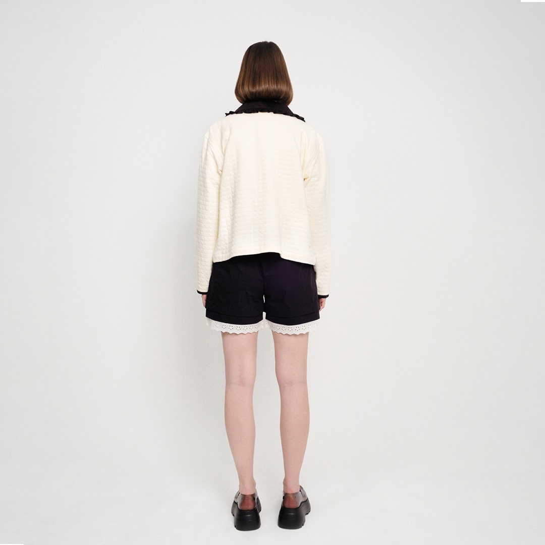 Girl Quilted Effect Jacket