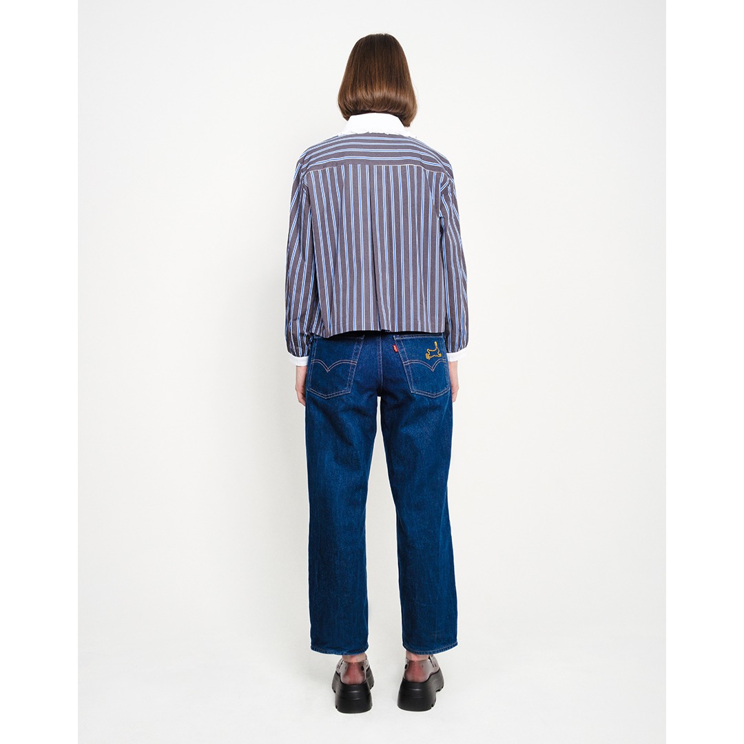 Girl Scandi Stripes Shirt