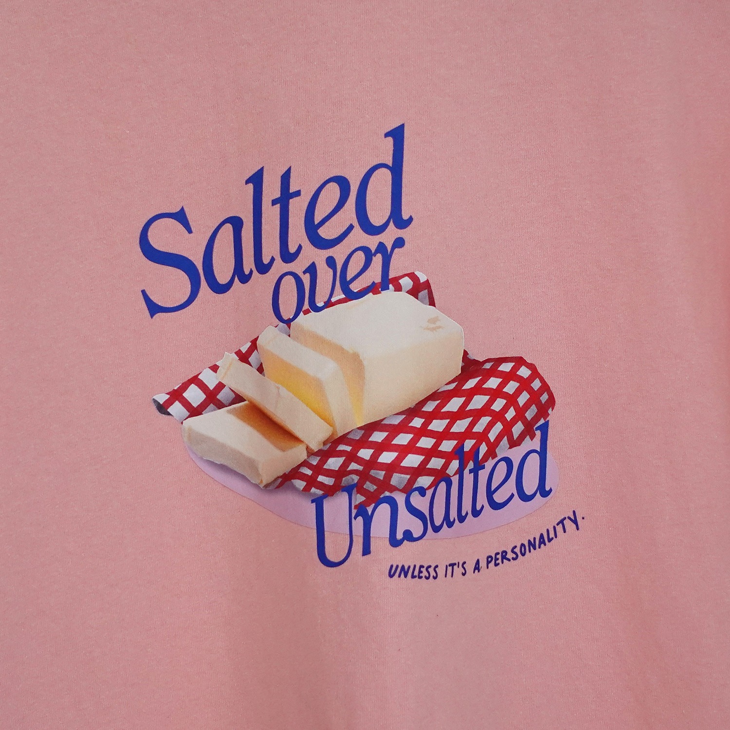 Salted Butter Tee in Pink