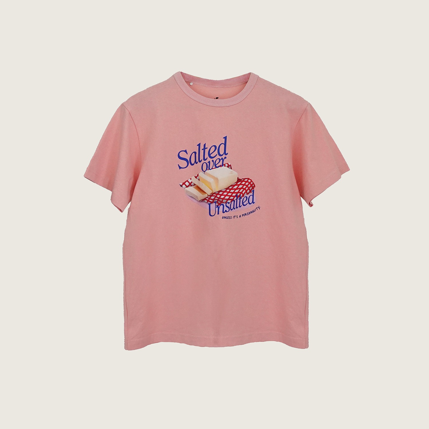 Salted Butter Tee in Pink