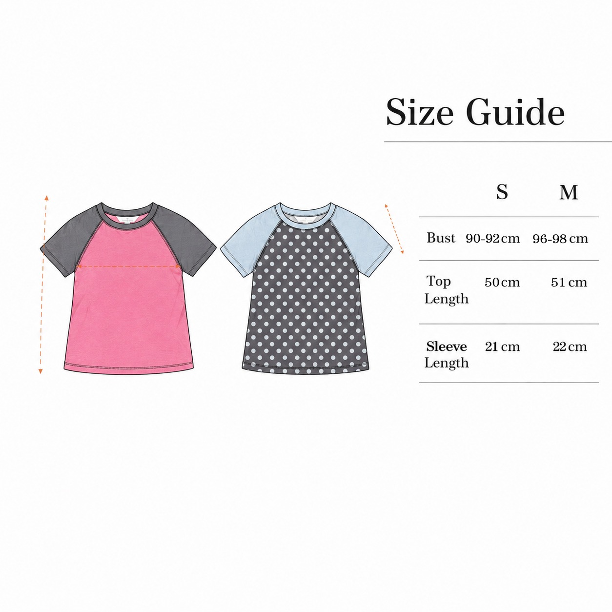 Candy Pink Raglan Tee