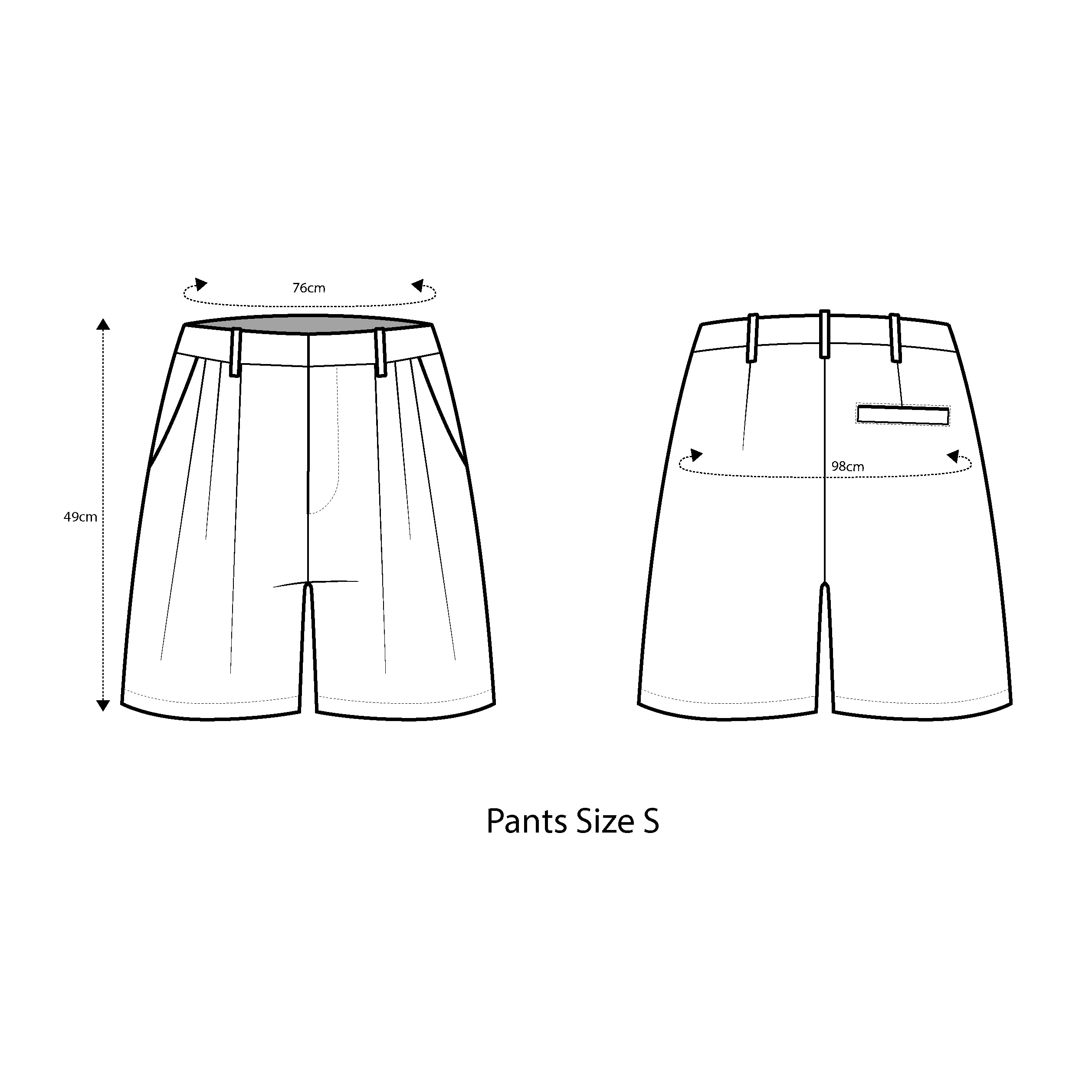 Belted Half Pants