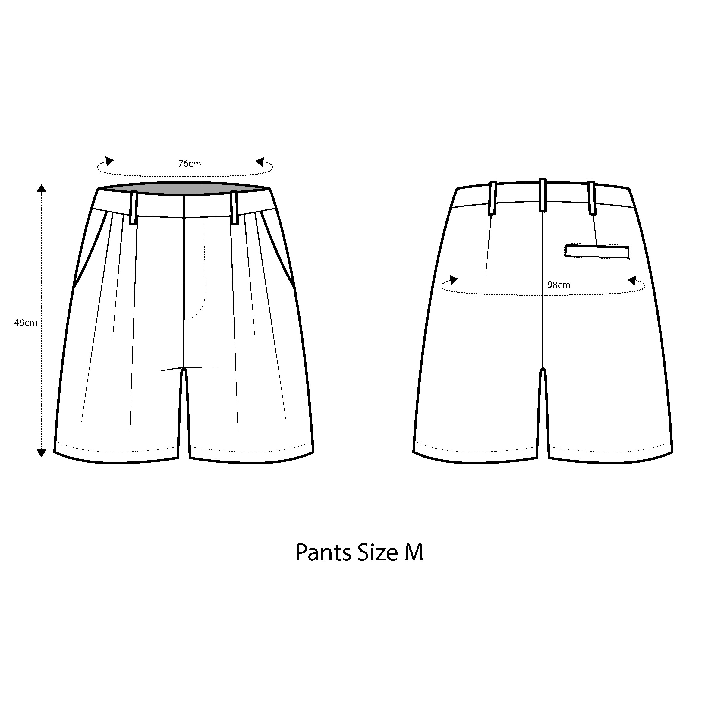 Belted Half Pants