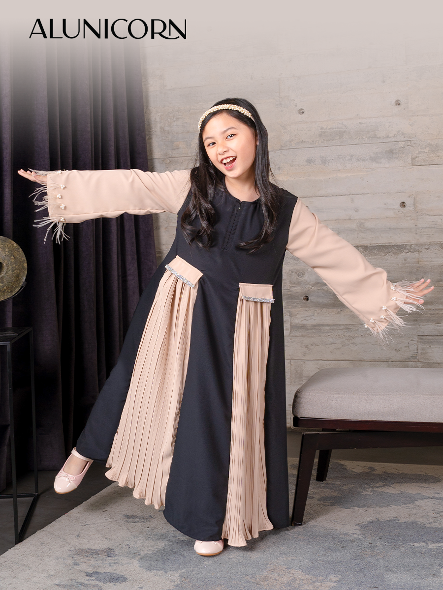 Alunicorn - Alisya Abaya Set - Abaya Kid's