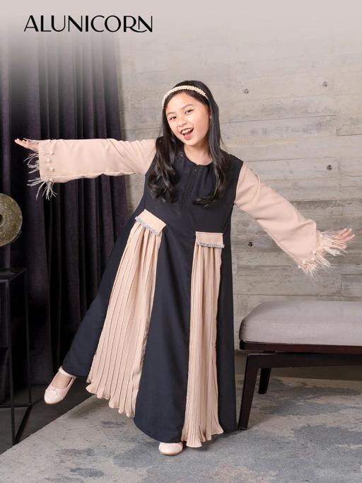 Alunicorn - Alisya Abaya Set - Abaya Kid's