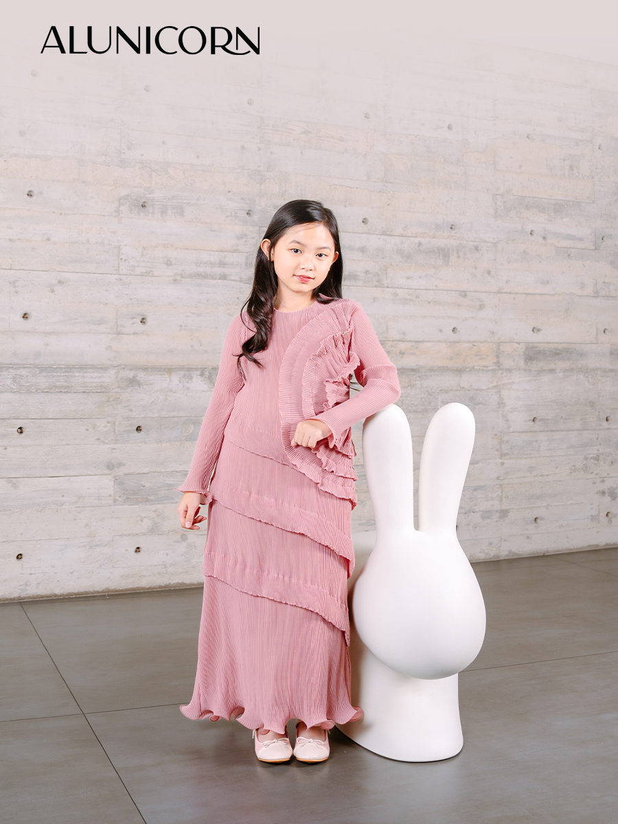 Alunicorn - Myra Dress - Dress Plisket - Dress Kid's