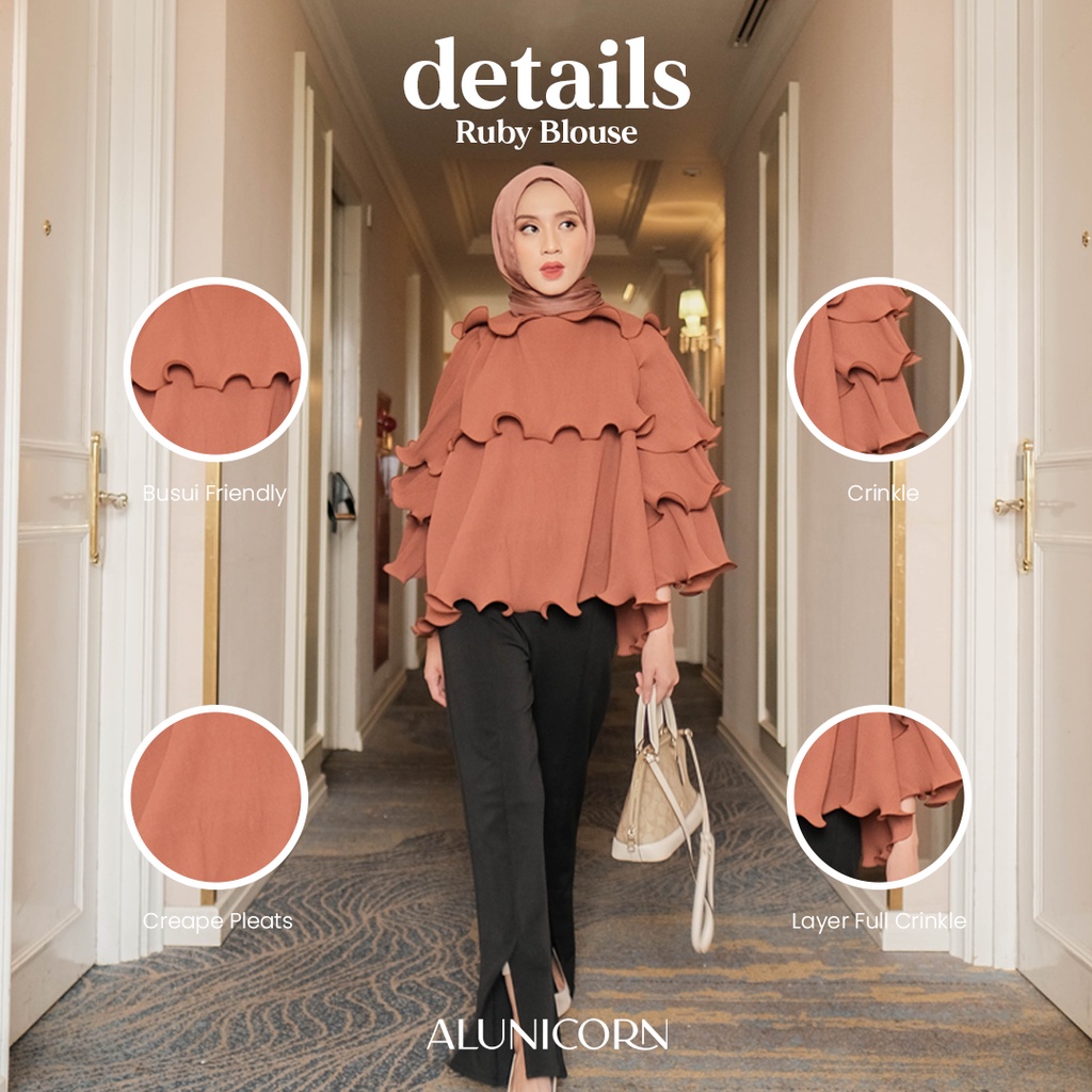 Alunicorn - Ruby Blouse - Blouse Plisket