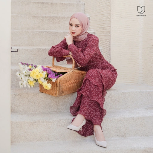 Alunicorn - Adele Dress - Maxi Dress - Dress Plisket
