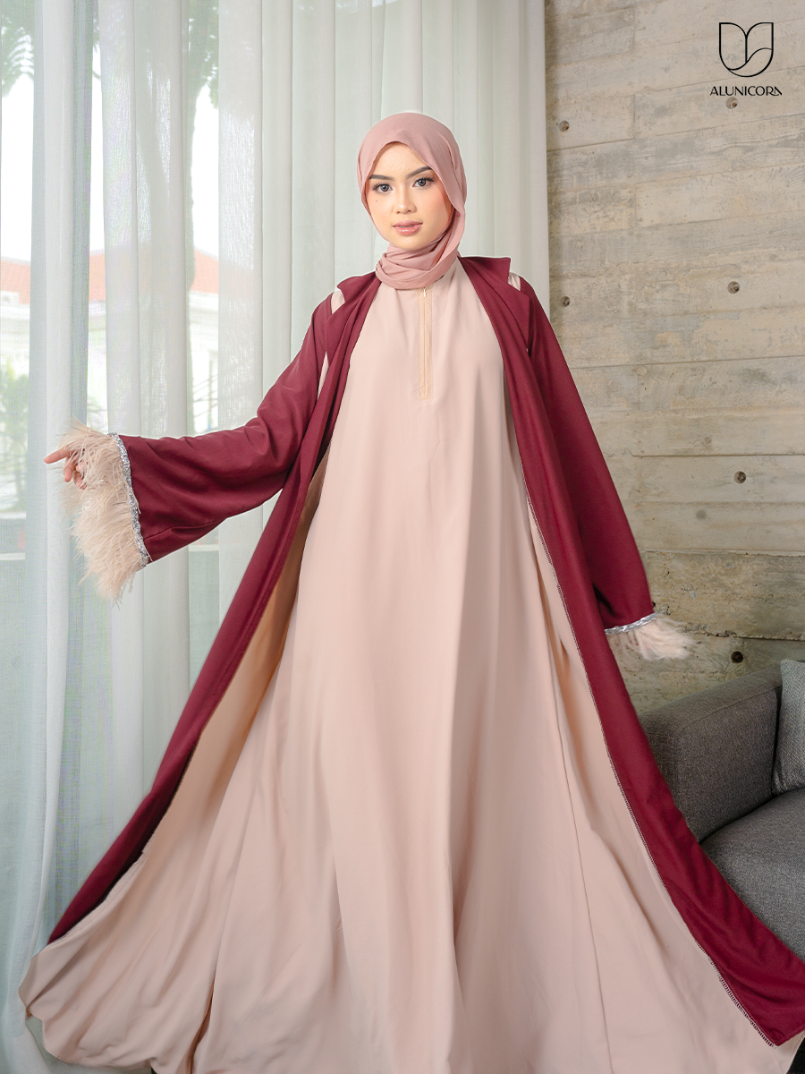Alunicorn - Valisha Abaya Set - Abaya Mom's