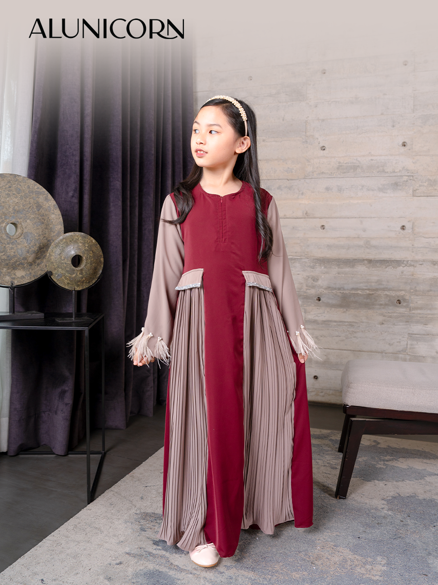 Alunicorn - Alisya Abaya Set - Abaya Kid's