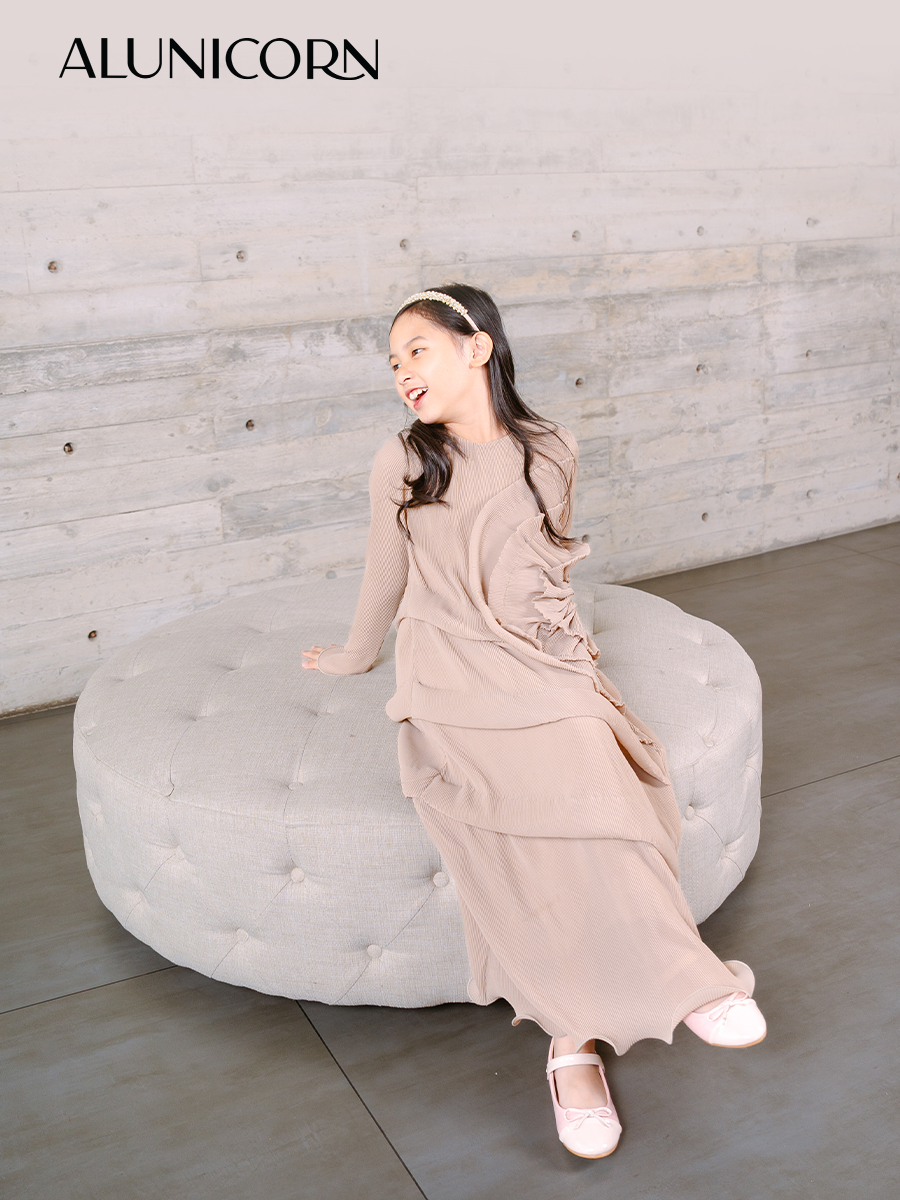 Alunicorn - Myra Dress - Dress Plisket - Dress Kid's