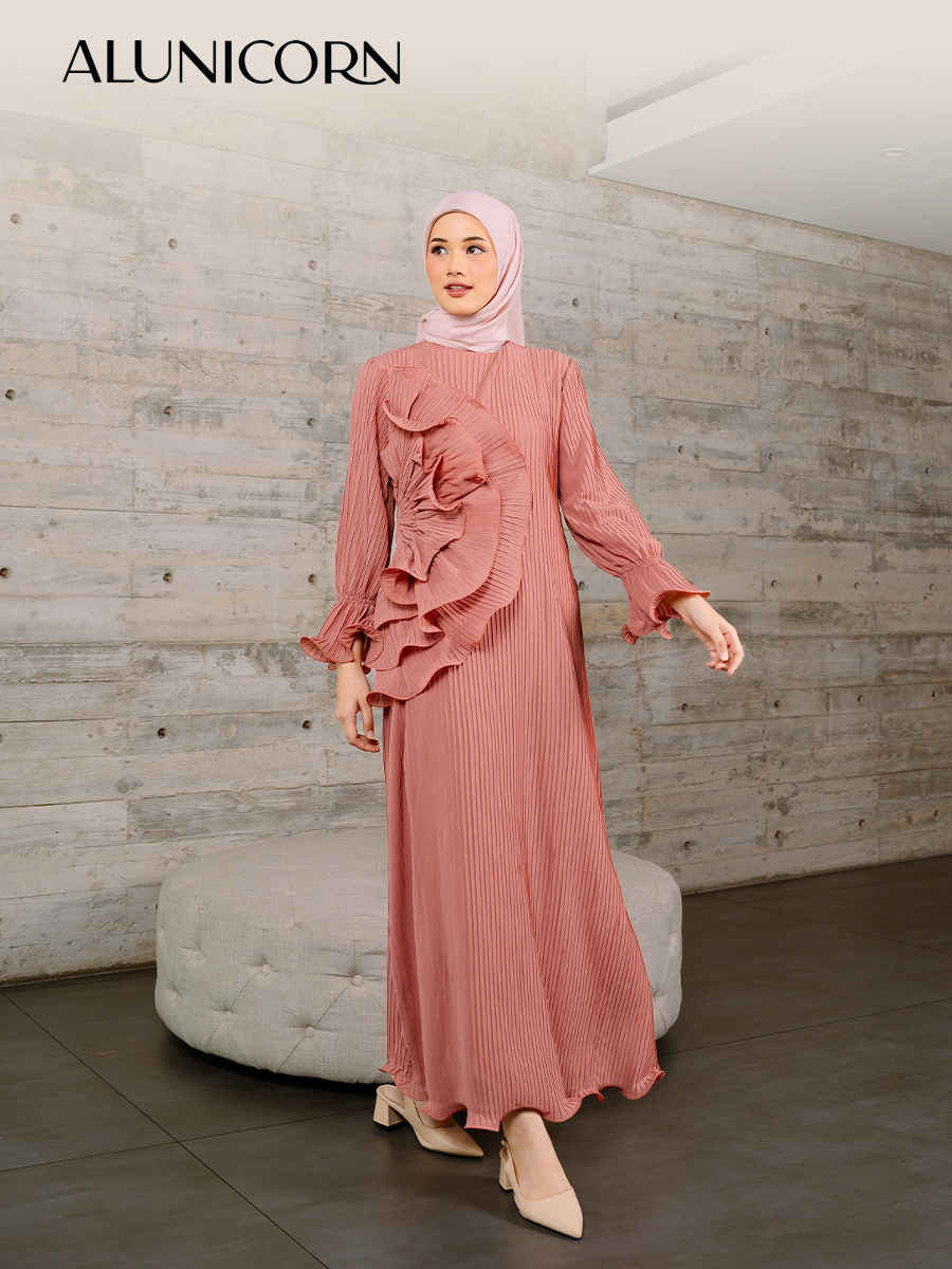 Alunicorn - Prisha Dress - Dress Plisket- Dress Mom's