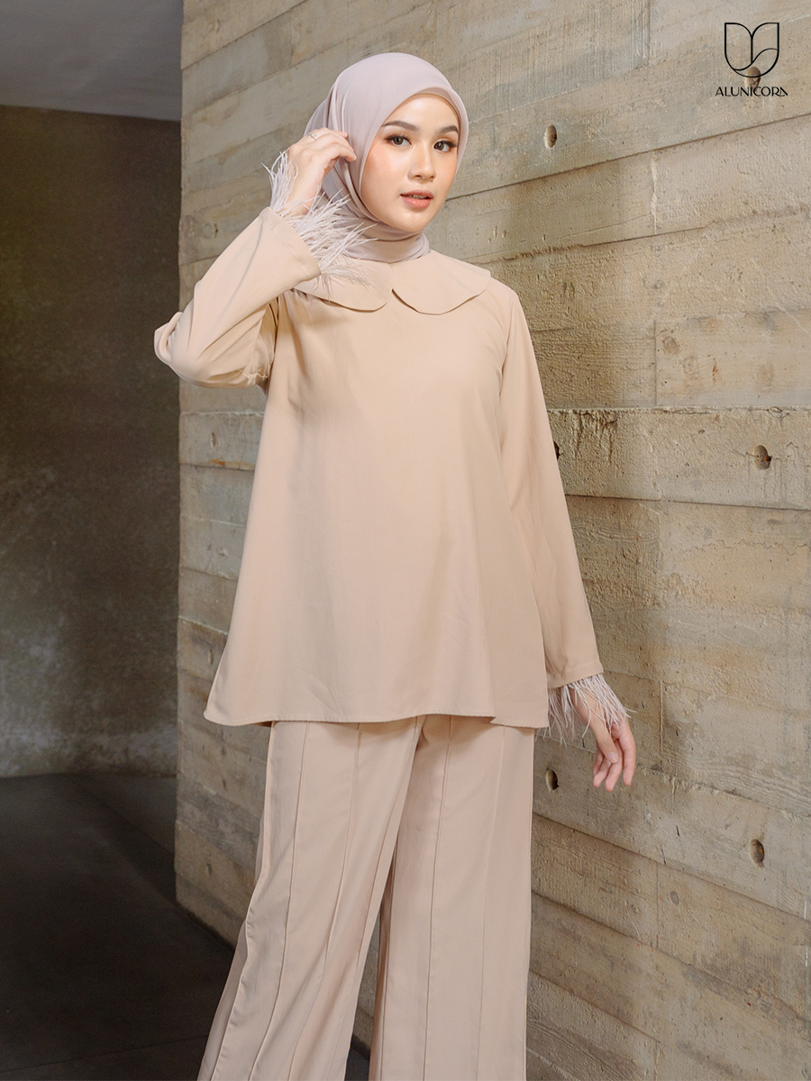 Alunicorn - Naiya Set - Oneset Wanita - Blouse Wanita - Pants Wanita