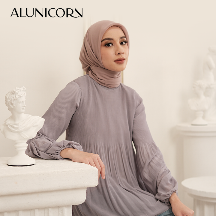 EVENT - Alunicorn - Naomi Blouse - Blouse Plisket -Atasan Blus Wanita