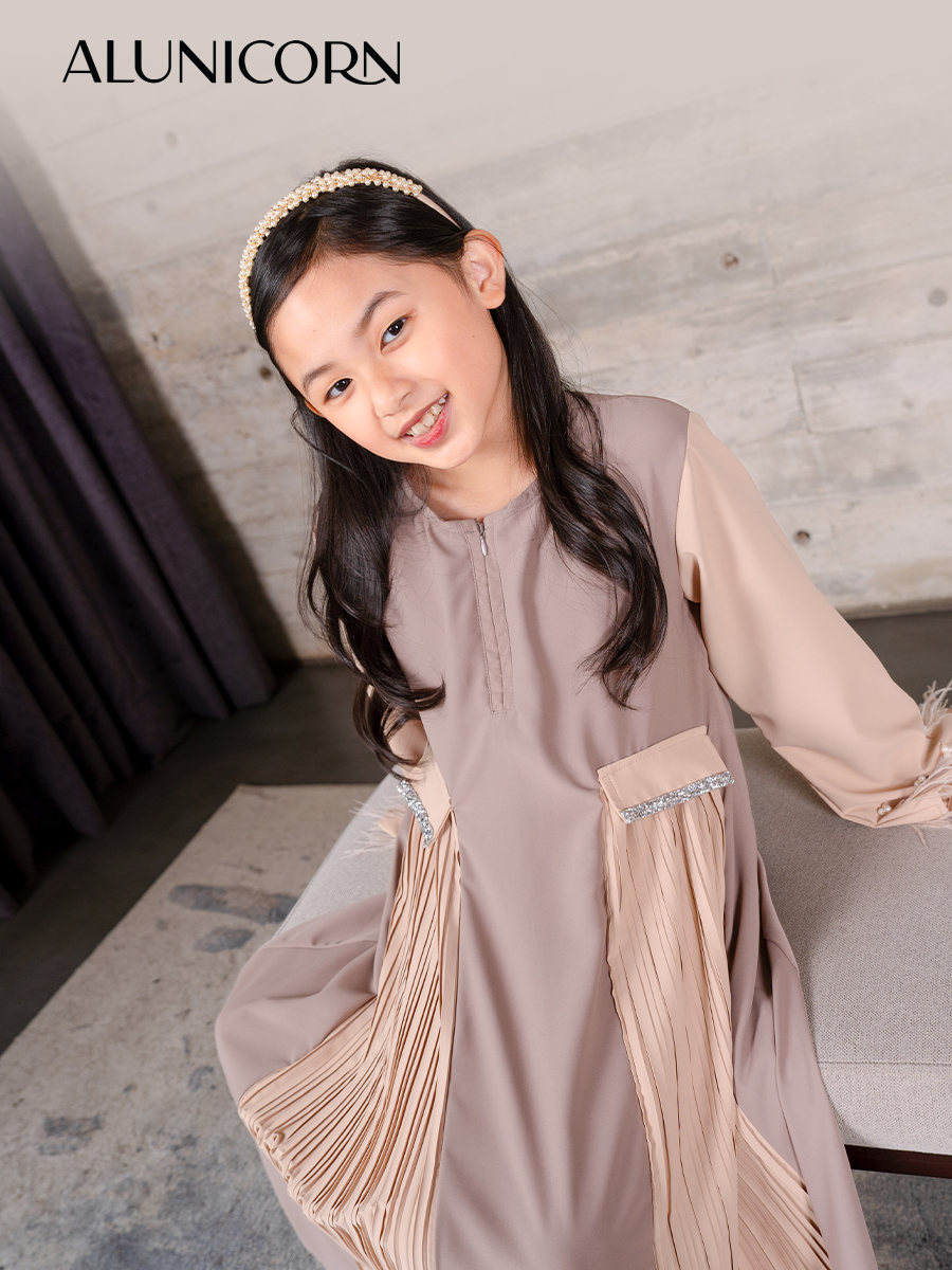 Alunicorn - Alisya Abaya Set - Abaya Kid's
