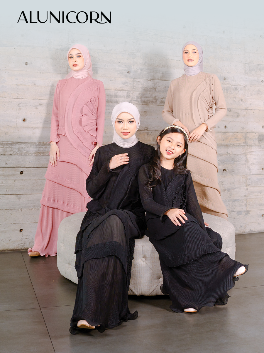 Alunicorn - Myra Dress - Dress Plisket- Dress Mom's