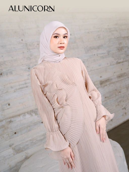 Image of Alunicorn - Prisha Dress - Dress Plisket- Dress Mom's