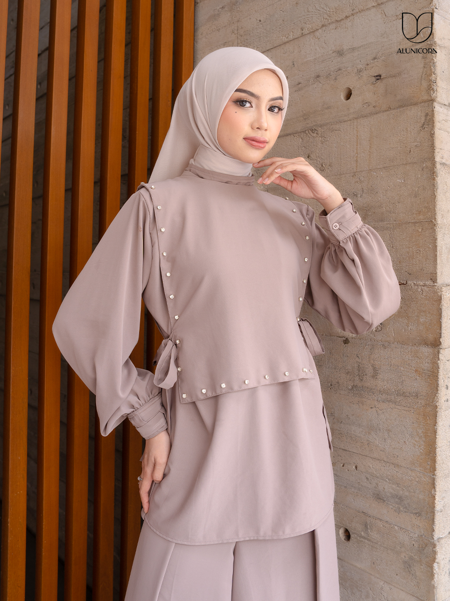 Alunicorn - Kiran Set - Oneset Wanita - Blouse Wanita - Pants Wanita