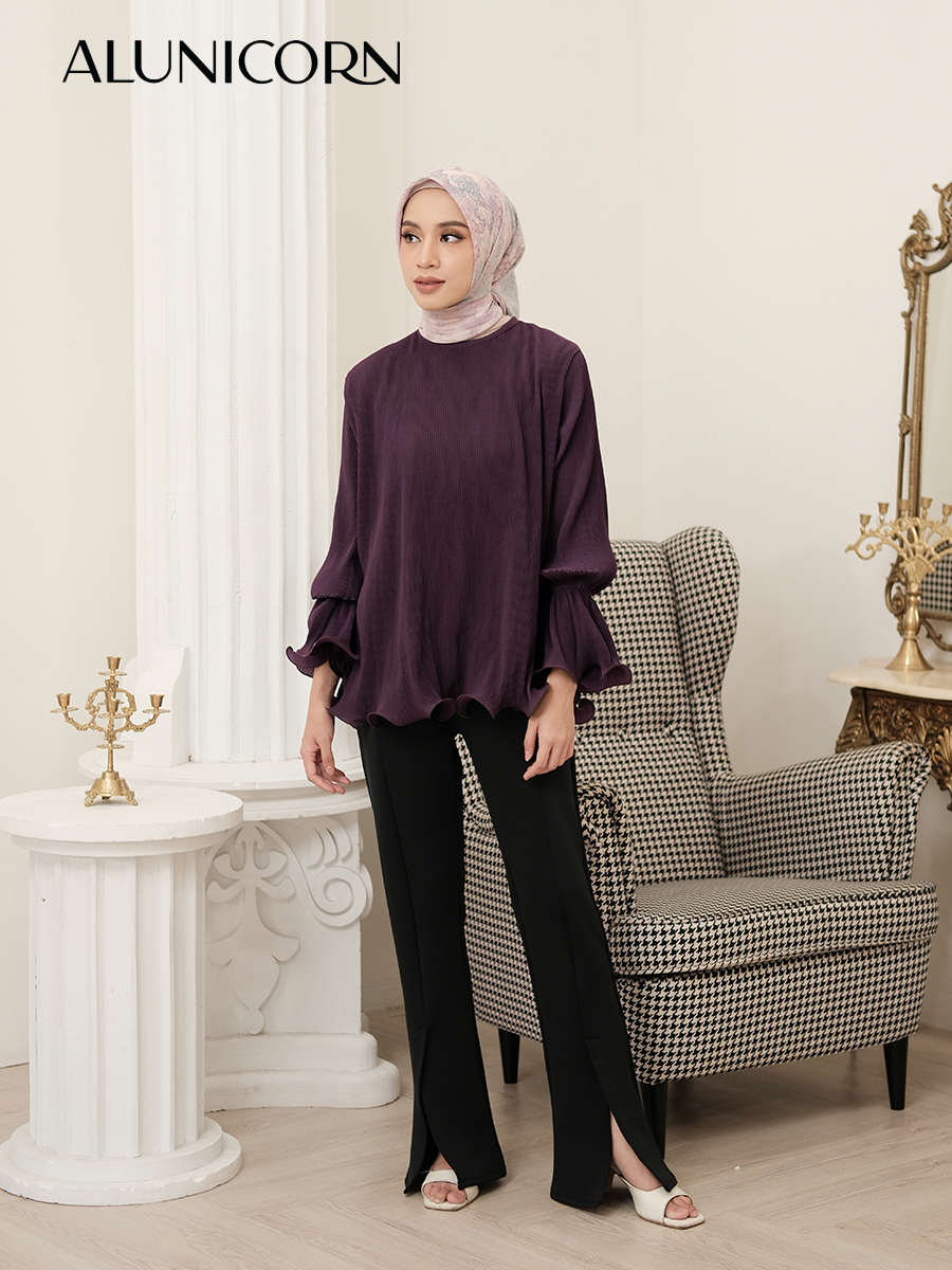 EVENT - Alunicorn - Esme Blouse vol.2 - Blouse plisket - Atasan Blus Wanita 