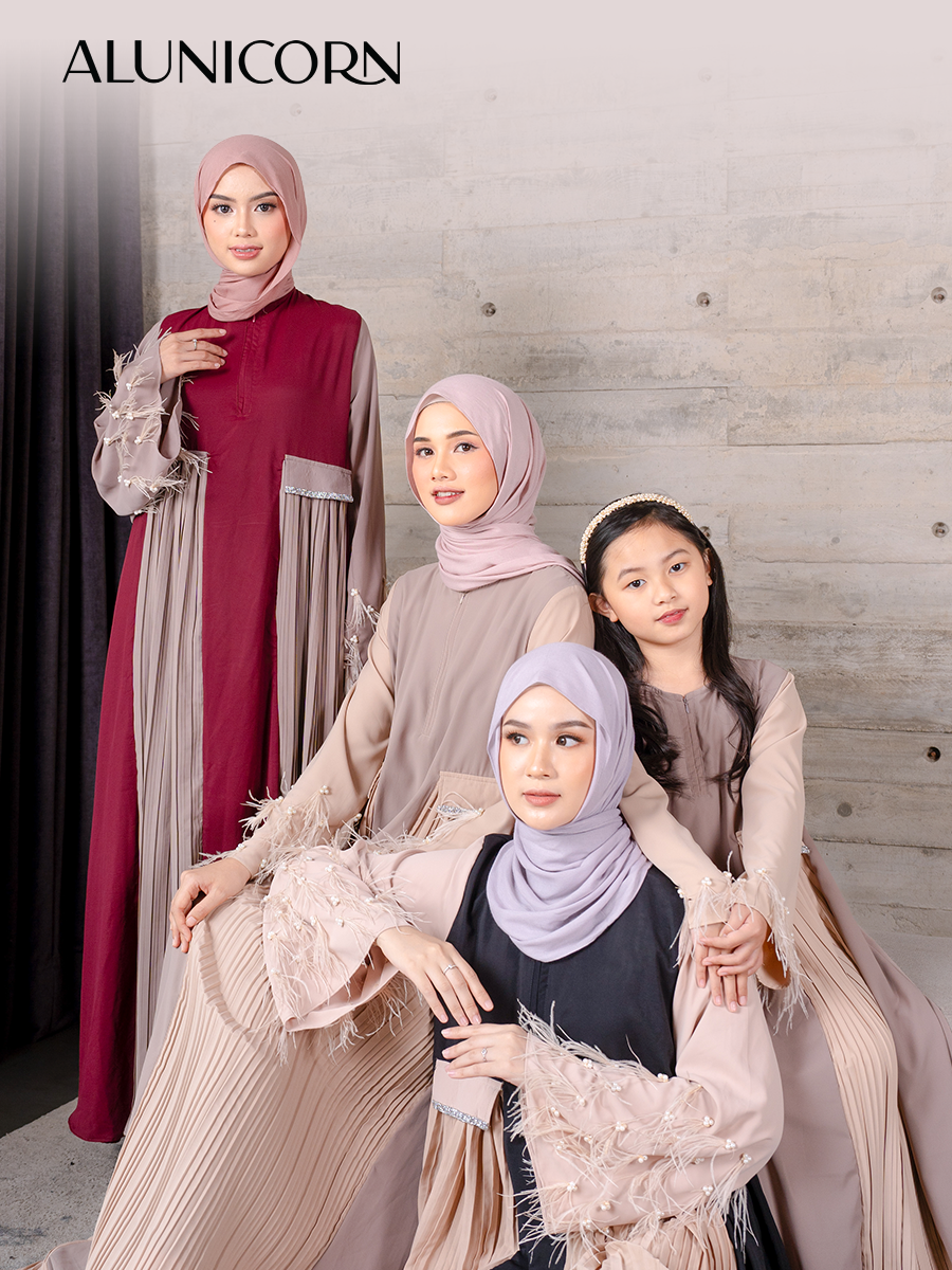 Alunicorn - Alisya Abaya Set - Abaya Mom's