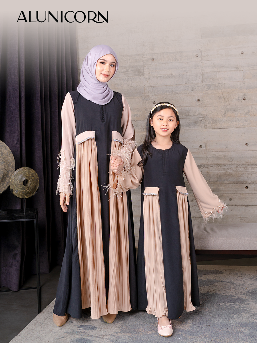 Alunicorn - Alisya Abaya Set - Abaya Kid's