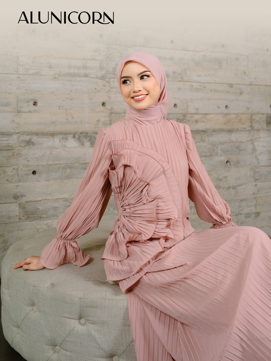 Alunicorn - Prisha Dress - Dress Plisket- Dress Mom's