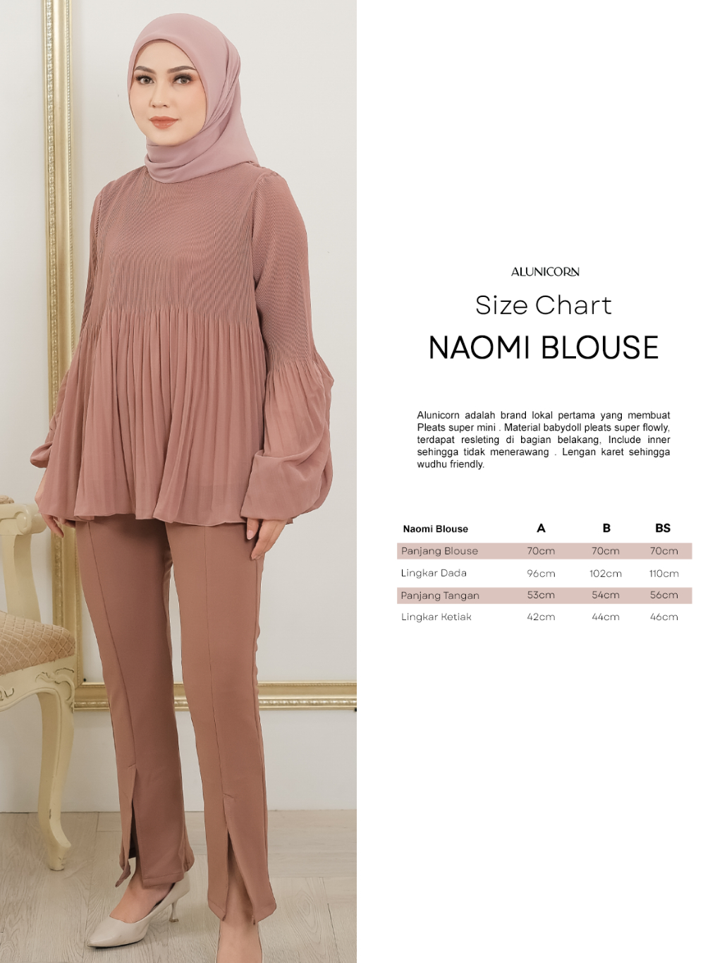 Alunicorn  - Naomi Blouse - Blouse Wanita