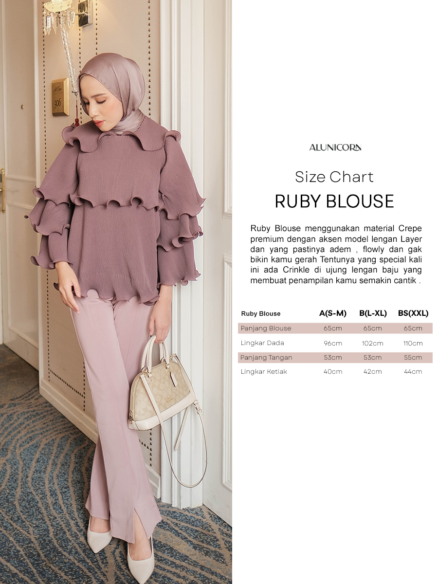 Alunicorn - Ruby Blouse - Blouse Plisket