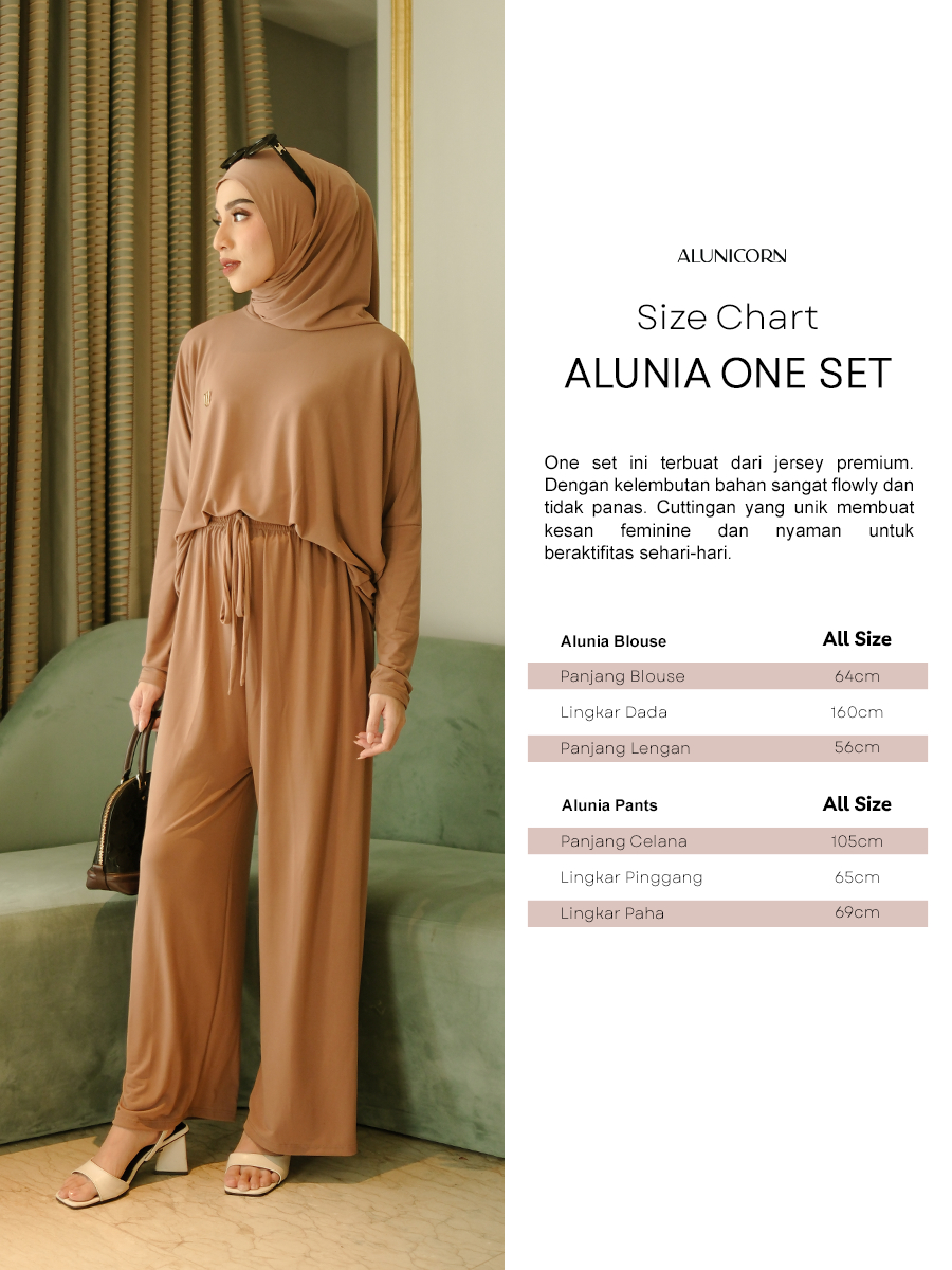 Alunicorn - Alunia Oneset Khimar - Oneset Wanita - Hijab Wanita