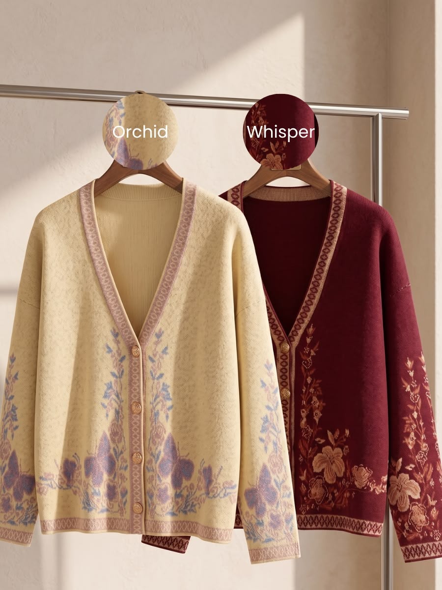 Alunicorn - Aruna Series Chika - Cardigan Knit Wanita - Outer Rajut Korean Style Lembut Elegan