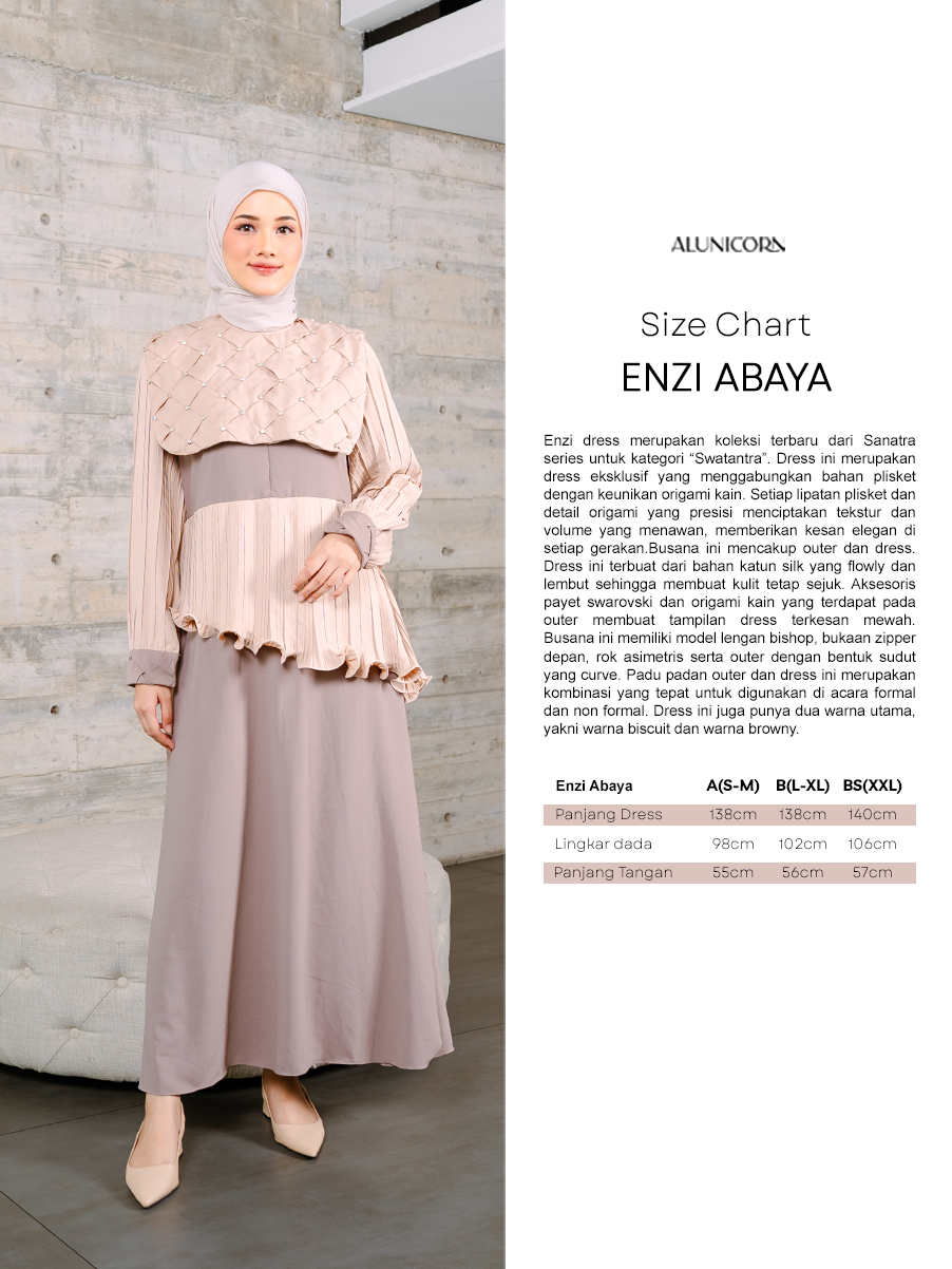 Alunicorn - Enzy Dress- Abaya Mom's