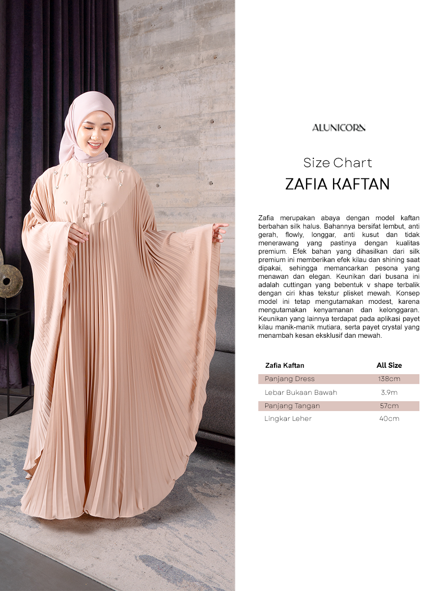 Alunicorn - Zafia Kaftan - Kaftan Plisket