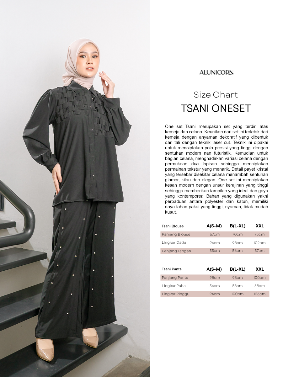 Alunicorn - Tsani Oneset- Oneset Wanita - Blouse Wanita - Pants Wanita