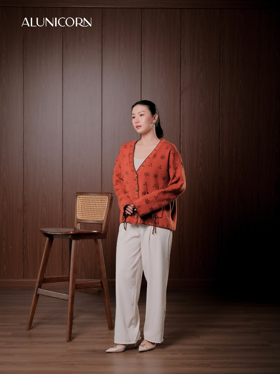 Alunicorn - Aruna Series Miyu - Cardigan Knit Wanita - Outer Rajut Korean Style Lembut Elegan