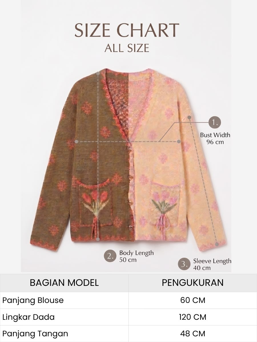 Alunicorn - Aruna Series Riko - Cardigan Knit Wanita - Outer Rajut Korean Style Lembut Elegan