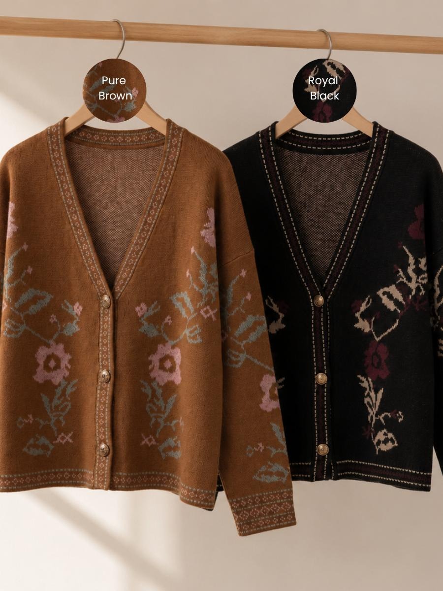 Alunicorn - Aruna Series Aira - Cardigan Knit Wanita - Outer Rajut Korean Style Lembut Elegan