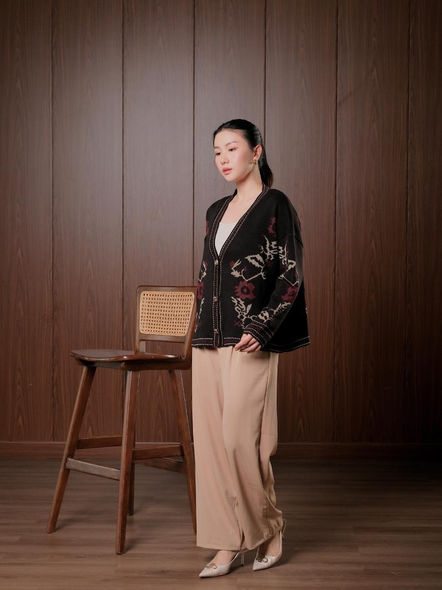 Alunicorn - Aruna Series Aira - Cardigan Knit Wanita - Outer Rajut Korean Style Lembut Elegan