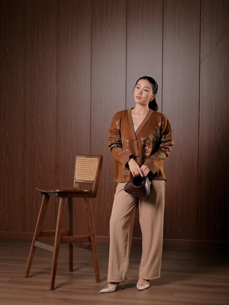 Alunicorn - Aruna Series Aira - Cardigan Knit Wanita - Outer Rajut Korean Style Lembut Elegan