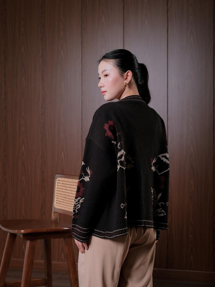 Alunicorn - Aruna Series Aira - Cardigan Knit Wanita - Outer Rajut Korean Style Lembut Elegan