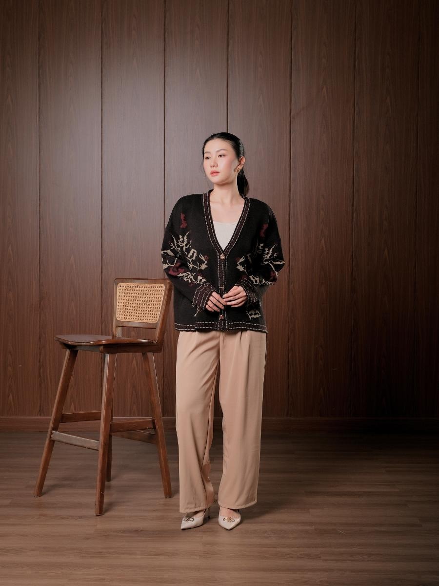Alunicorn - Aruna Series Aira - Cardigan Knit Wanita - Outer Rajut Korean Style Lembut Elegan