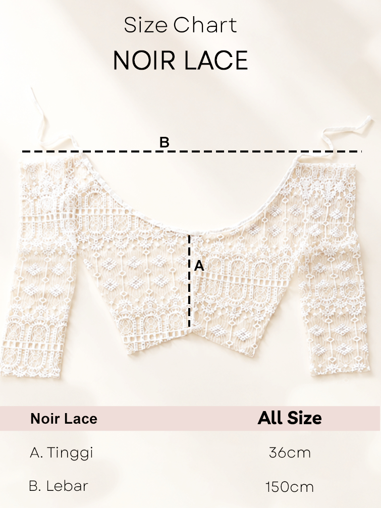 Alunicorn - Elan Lace Layering V-neck | Lace Trim & Ruffle Detail | Aksen Outfit Wanita | Layering Accessory