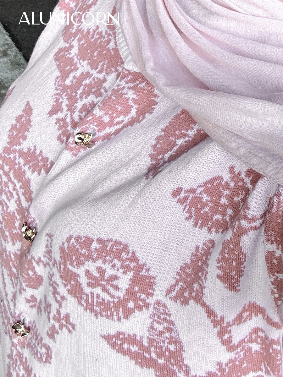 Alunicorn - Floral Cardigan Series | Cardigan Rajut Premium Wanita Motif Floral